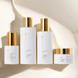 Матовые стеклянные флаконы для сыворотки 30–100 мл, набор с баночкой #1