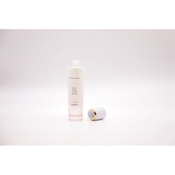Green Biodegradable 30G 50G Customized Cosmetic Glass White Premium Cosmetic Bottle Set Packaging #2