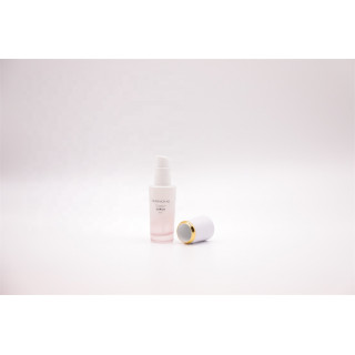 Green Biodegradable 30G 50G Customized Cosmetic Glass White Premium Cosmetic Bottle Set Packaging #1