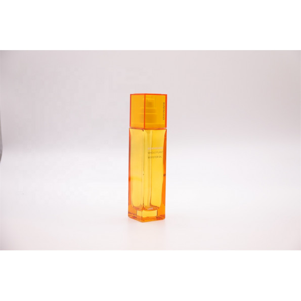 Rectangular Smooth Skincare Bottle Glass Cosmetic Bottle Customized Skincare Set Packaging #4