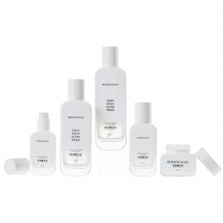 Opaque Thickened 50ml Square Skin Care Glass Jar Oiled Screw Cap Protective Face Cream Bottle Container Skin Care Packaging Set #1