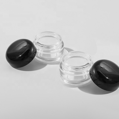 Luxury Clear Glass Cosmetic Jars Bottle with Screw Cap Wholesale Price Empty Face Cream Container Packaging