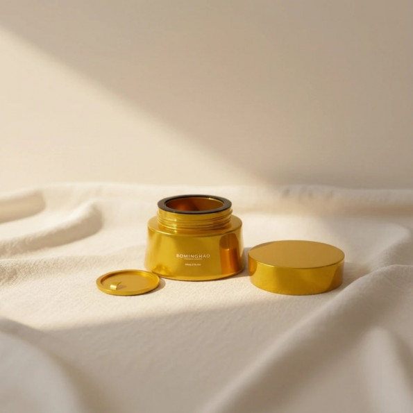 Стеклянная баночка для крема 50–100 г с коробкой #1